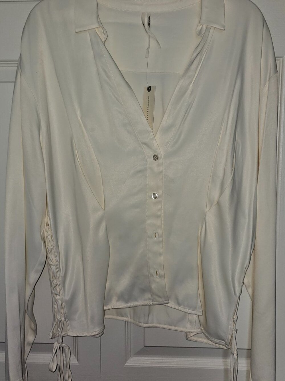 Button up long sleeve  blouse